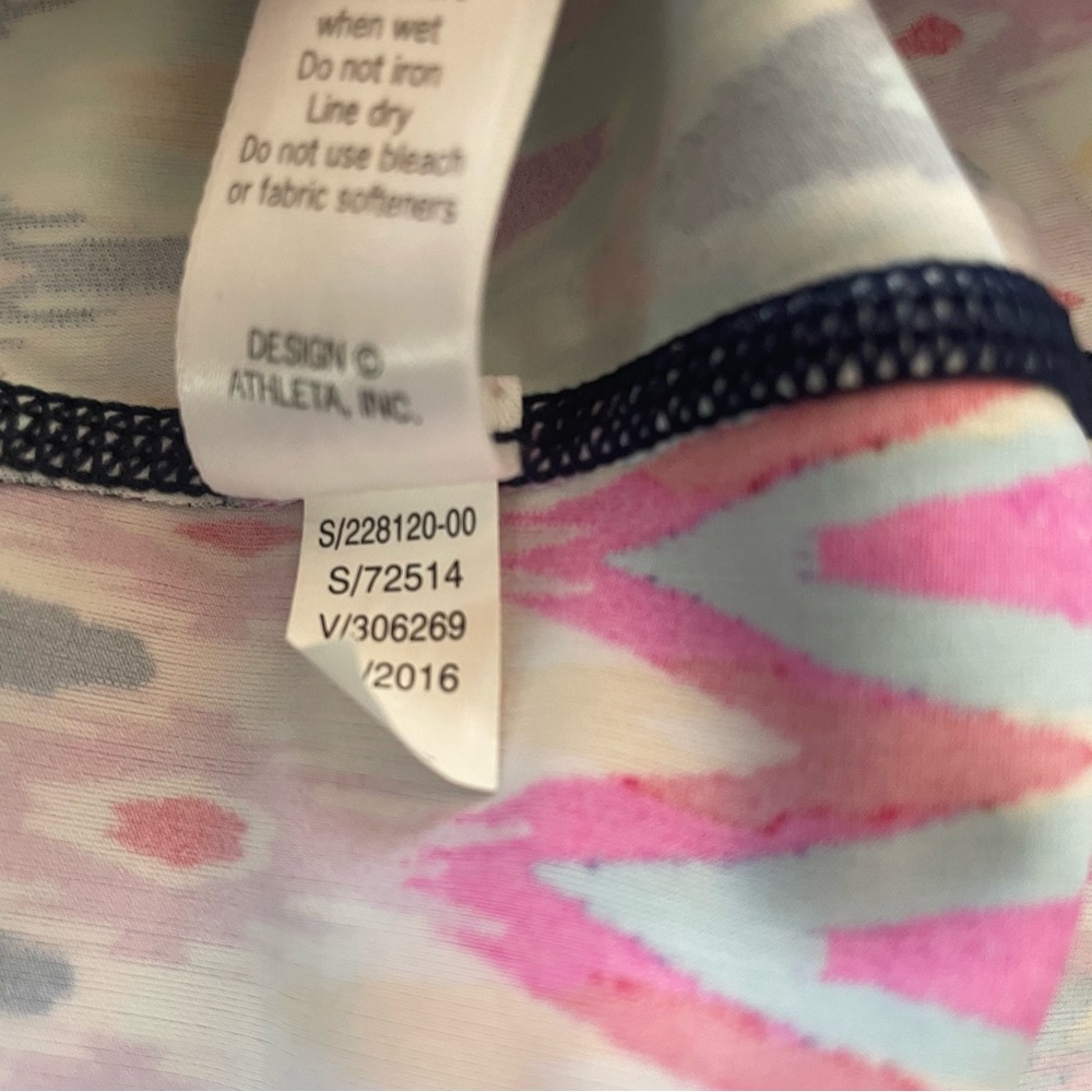 ATHLETA Boscabell Criss Cross Rash Guard Size Small - Picture 9 of 10